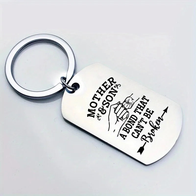 Mother and Son A Bond That Can's Be Keychain - Image 4