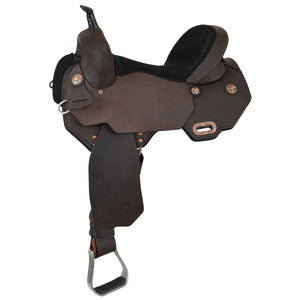 Circle Y 3914 Just-B-Natural Classic Barrel Saddle * closeout* - Coffman Tack