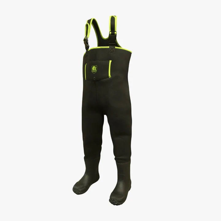 Gator Waders Neoprene Waders- Youth Lime