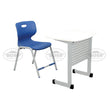 Boss B-914 One Seater Desk Iron Frame Front Jali And Fiber Top Small