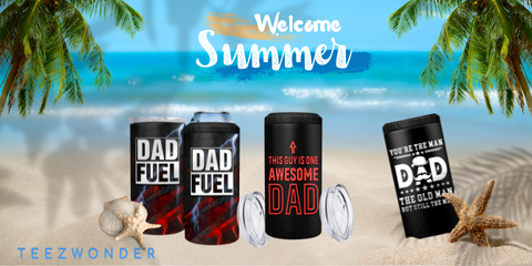 Sip in Style With Can Cooler for Dad - Showcasing the Trendy Designs of Teewonder
