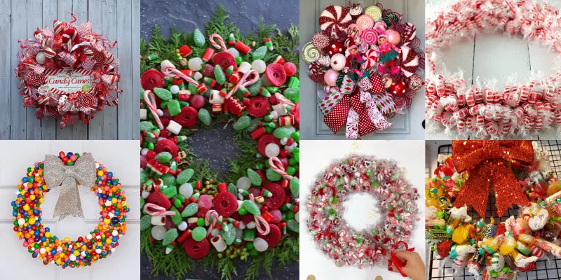 Candy Christmas Wreath