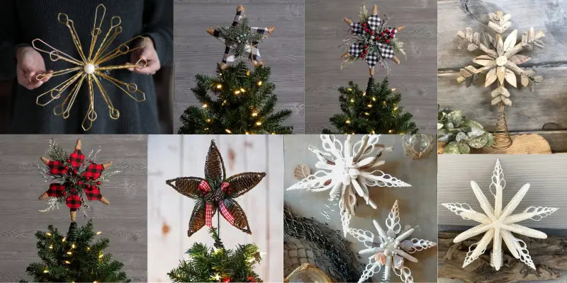 Handmade Snowflake Tree Topper
