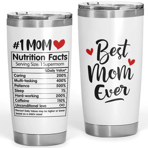 Mothers Day Gifts Best Mom Ever #1 Mom 20oz Tumbler