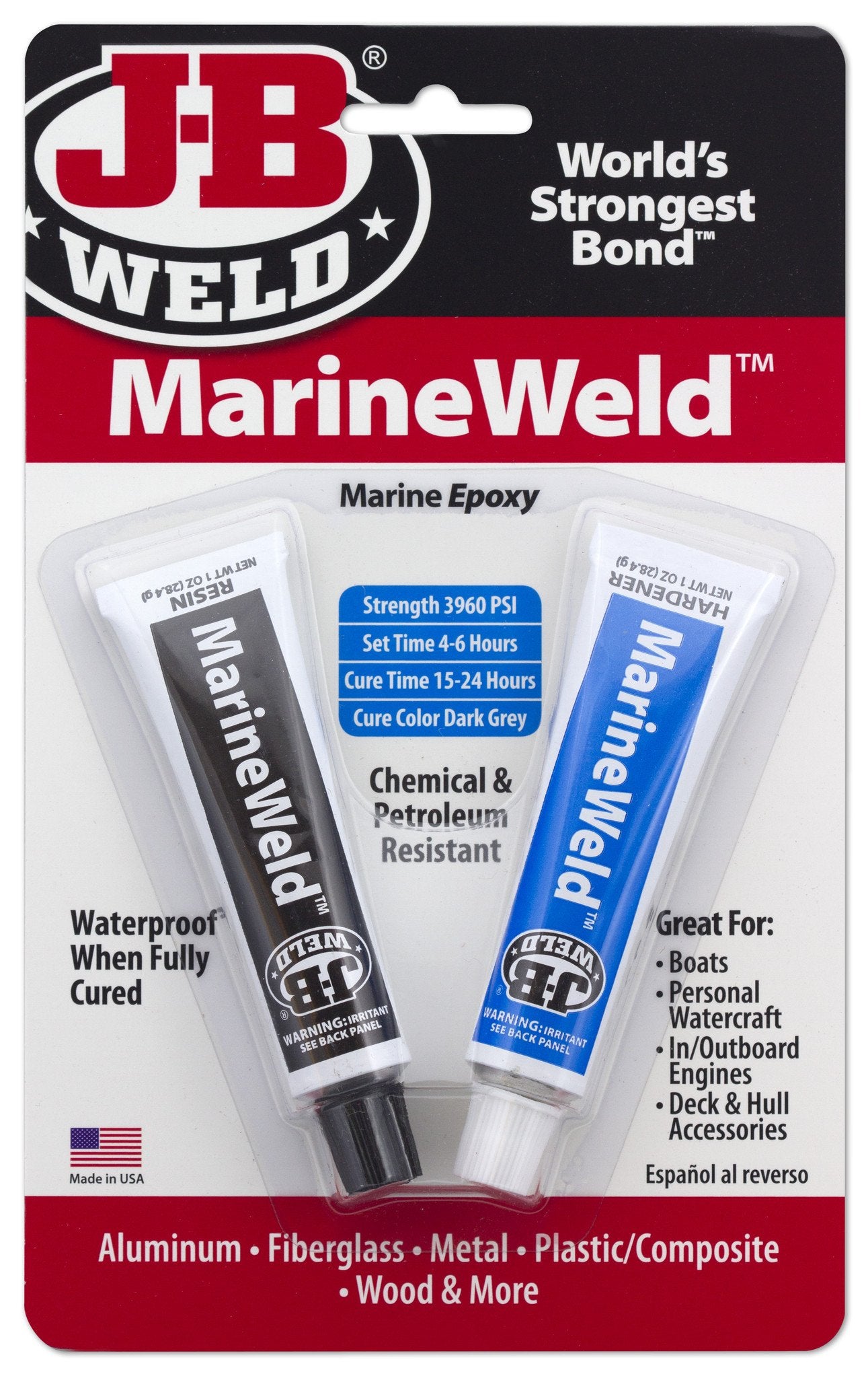 JB Weld Marine Weld 2 Epoxy Putty MarineWeld Waterproof Adhesive – Save and Drive Automotive Car Accesories | Roof Box & Roof Bar Hire.