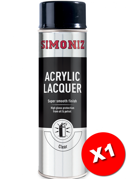Download Simoniz Clear Lacquer High Gloss Acrylic Spray Paint 500ml SIMP22D - Save and Drive Automotive ...
