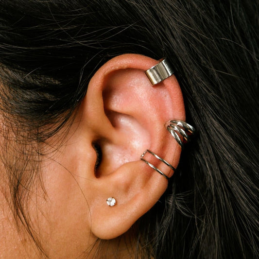 Silver Ear Cuff