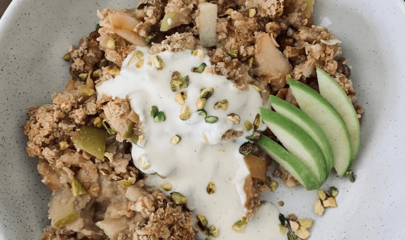 Custard Apple Crumble