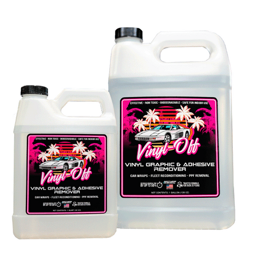  Rapid Remover Adhesive Remover for Vinyl Wraps Graphics Decals  Stripes 32oz Sprayer : Automotive