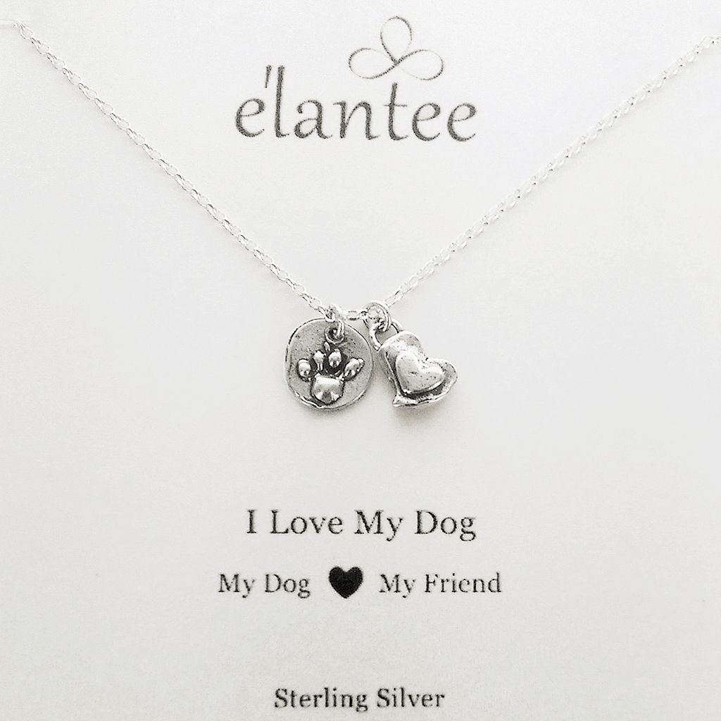 heart paw necklace