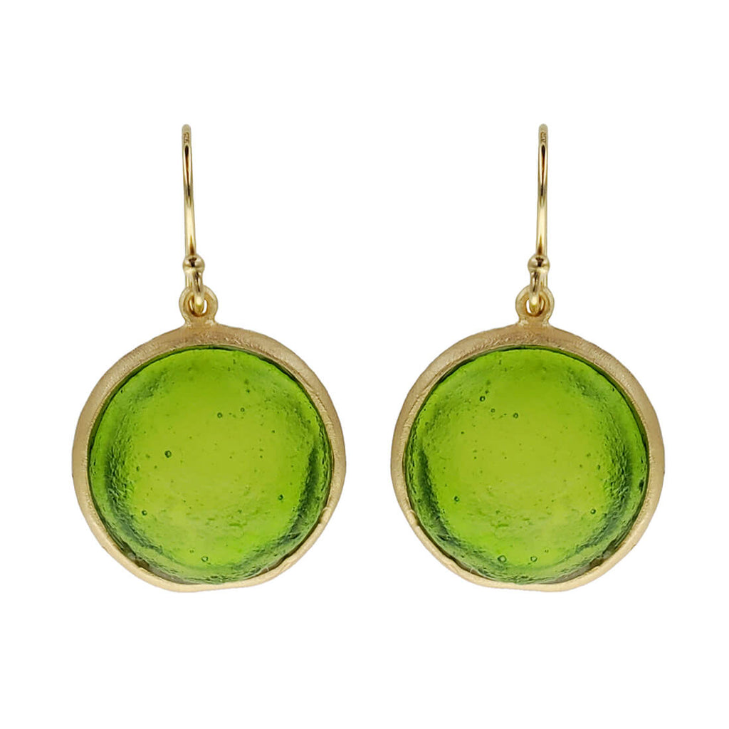 Michael Vincent Michaud Spring Green Bubble Earrings – Sheva