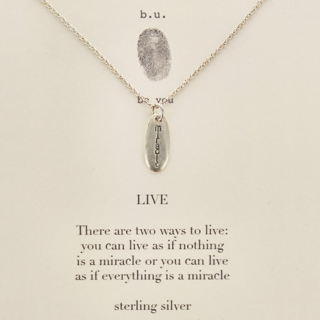b.u. Two Ways To Live Miracle Necklace – Sheva