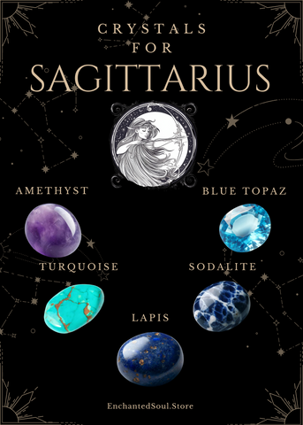 best crystals for Sagittarius zodiac