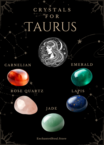 best crystals for taurus zodiac