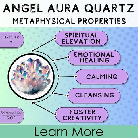metaphysical properties of angel aura quartz