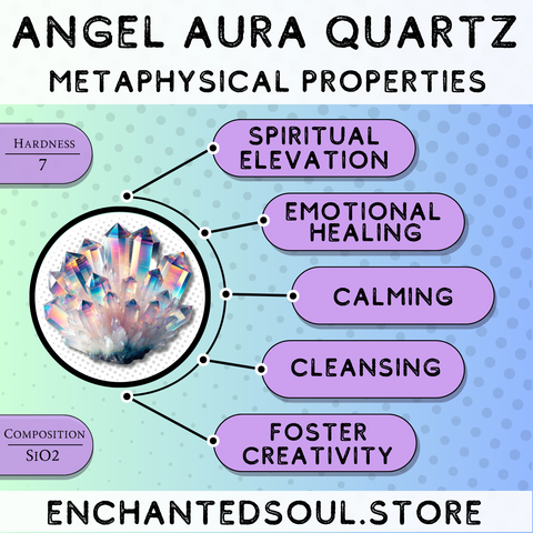 metaphysical and healing properties of angel aura quartz