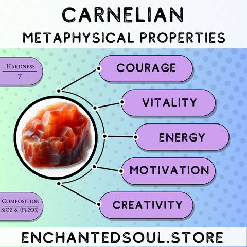 metaphysical and healing properties of carnelian