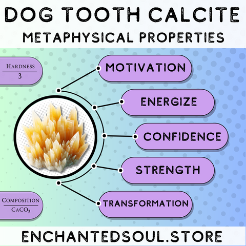 metaphysical and healing properties of dog tooth calcite