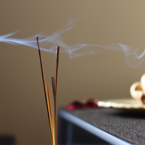 incense sticks burning