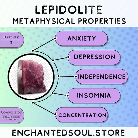 metaphysical and healing roperties of lepidolite
