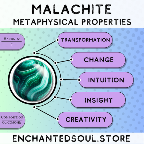 metaphysical and healing properties of malachite