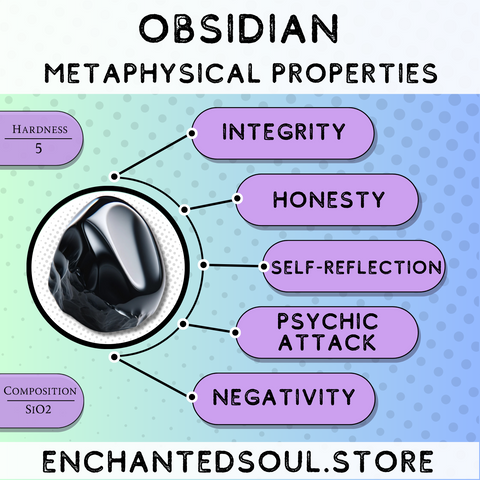metaphysical properties of obsidian