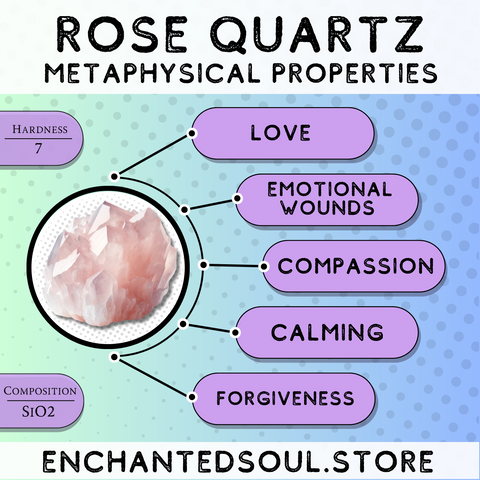 metaphyscial and healing properties of rose quartz