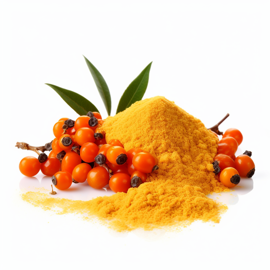 Skin-healthy Sea Buckthorn Fruit Powder with Omega-7 in Reddy Red Superfood Powder