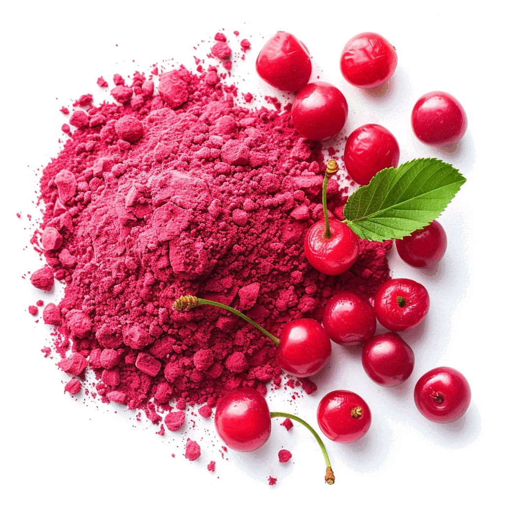 Vitamin C and antioxidant-rich Acerola Cherry Powder in Reddy Red Superfood Powder