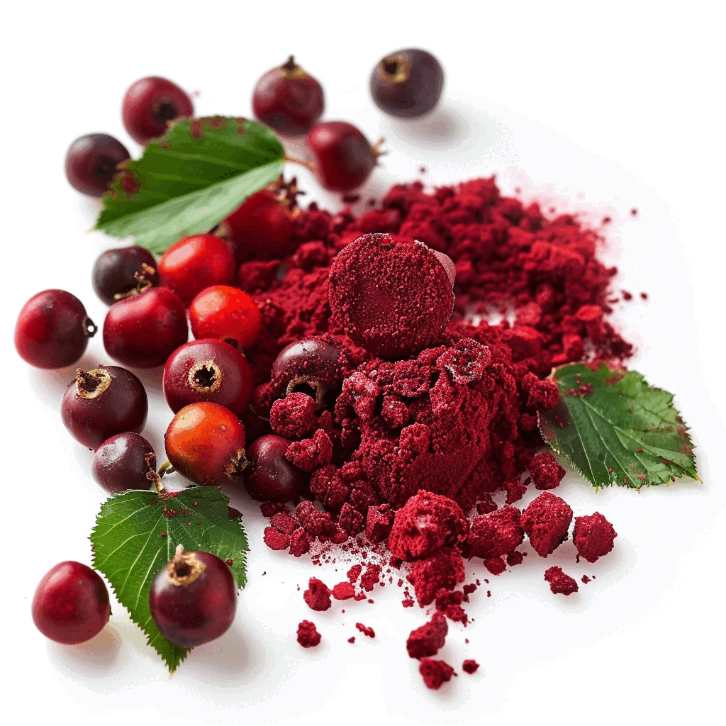 Hawthorne Berry Powder for cardiovascular and digestive relief in Reddy Red Superfood Powder
