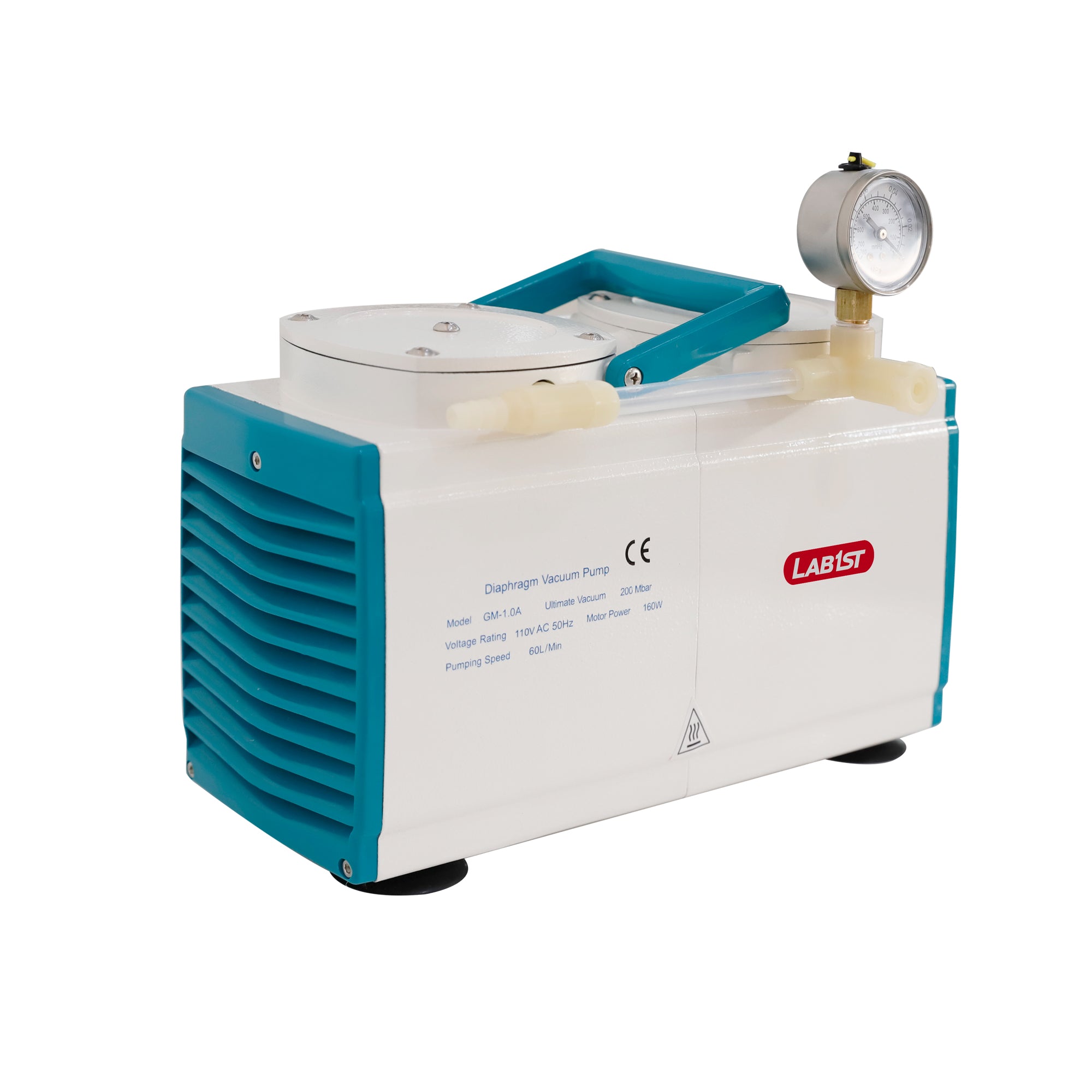 200mbar 2L/s PTFE Diaphragm Vacuum Pump