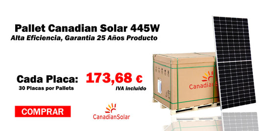 Comprar panel solar 455W Mono PERC Canadian Solar