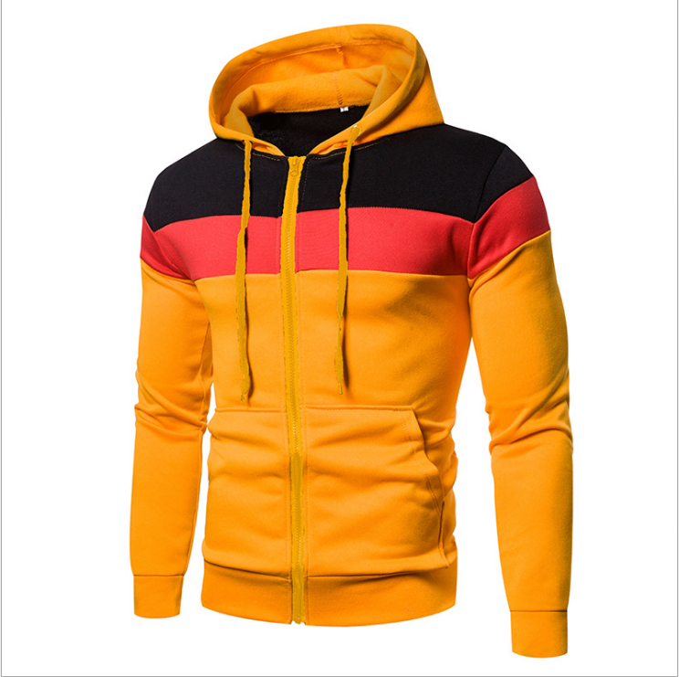 Fashion Mens' Autumn Winter Long Sleeve Sport Zipper Hoodie Pullover Blouse Tops Hoodies Men Lon