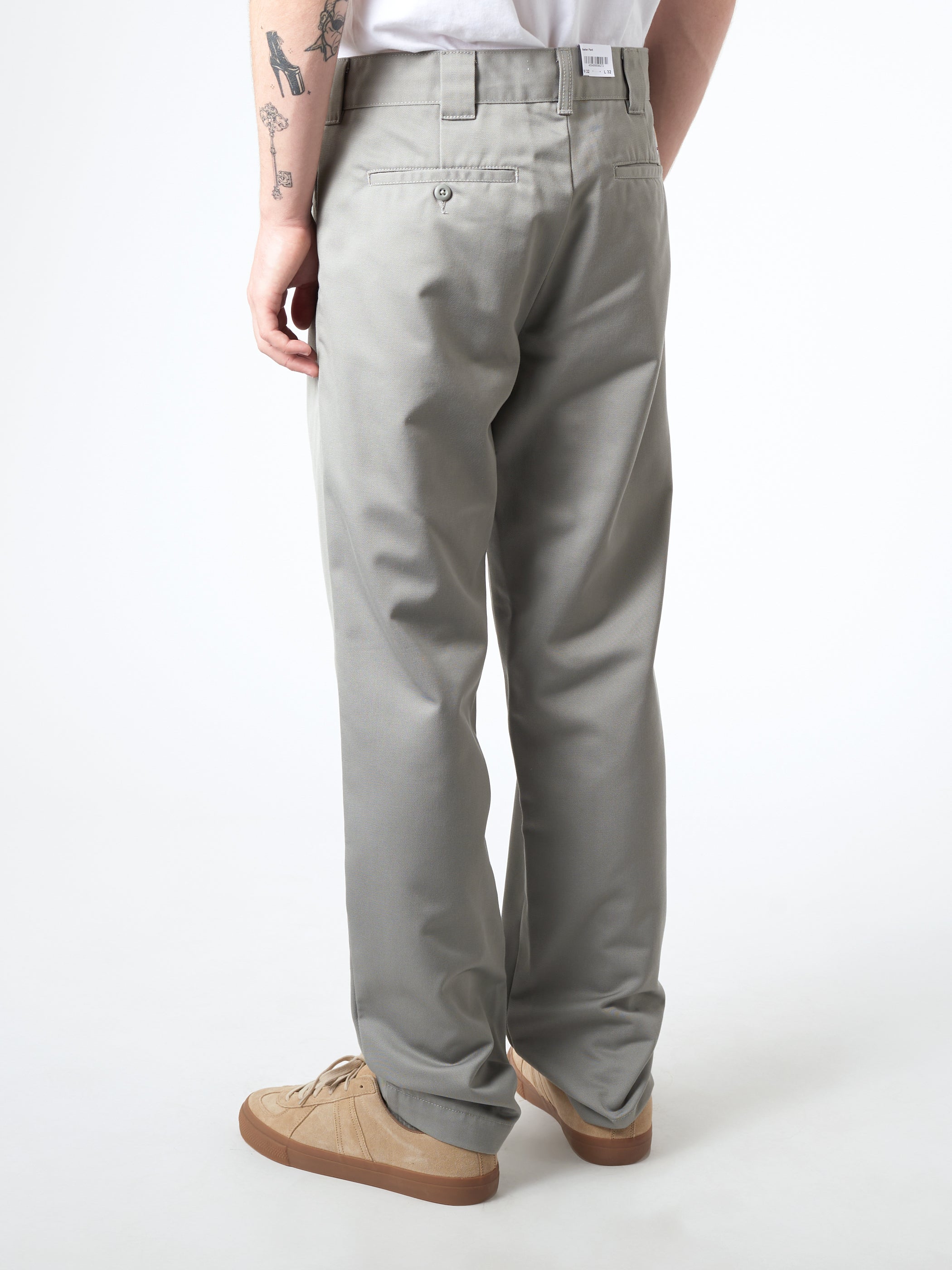 Beige Collins Trousers by Carhartt Work In Progress on Sale