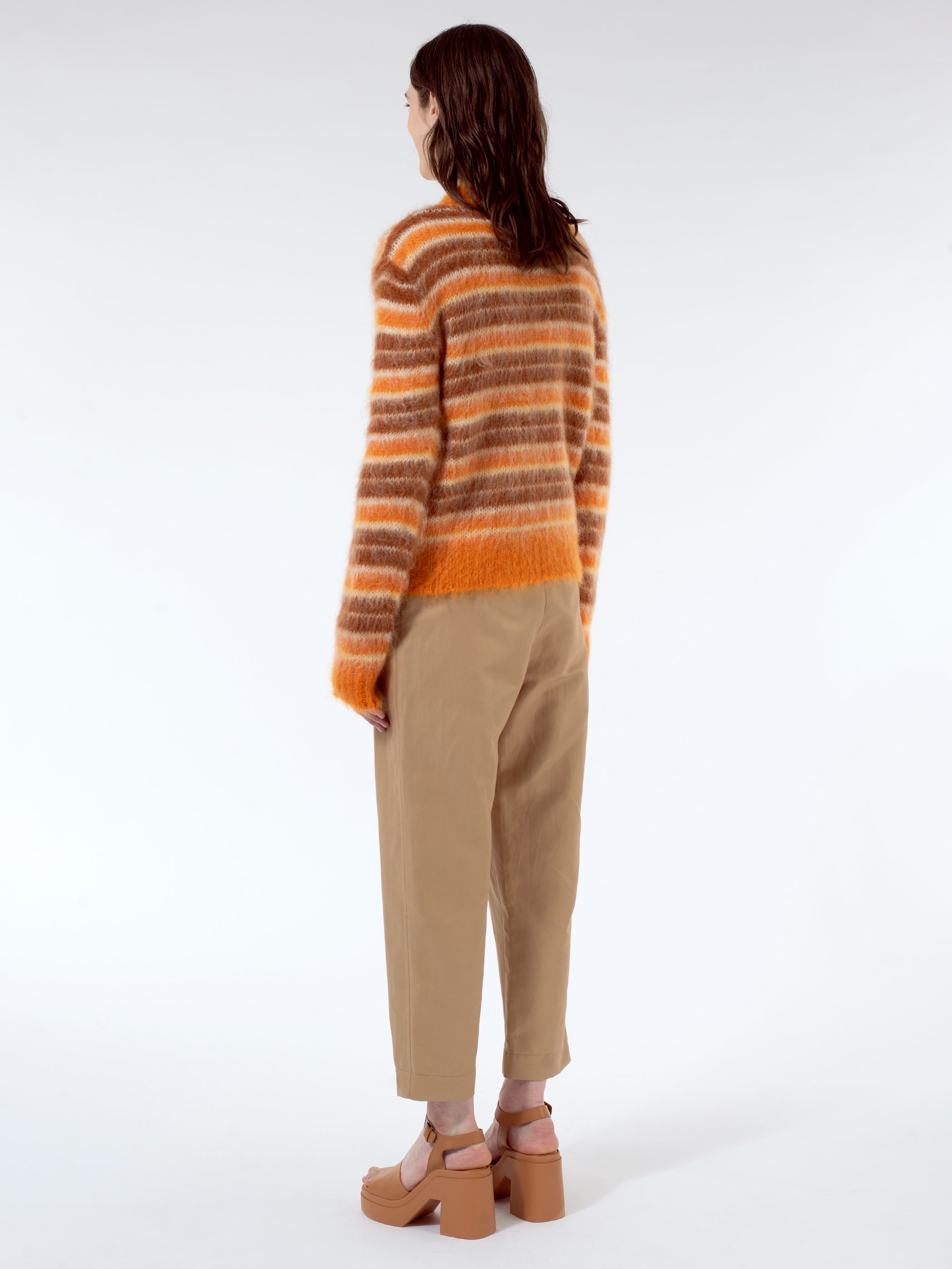 Marni - Striped Mohair and Wool Sweater in Quartz – gravitypope