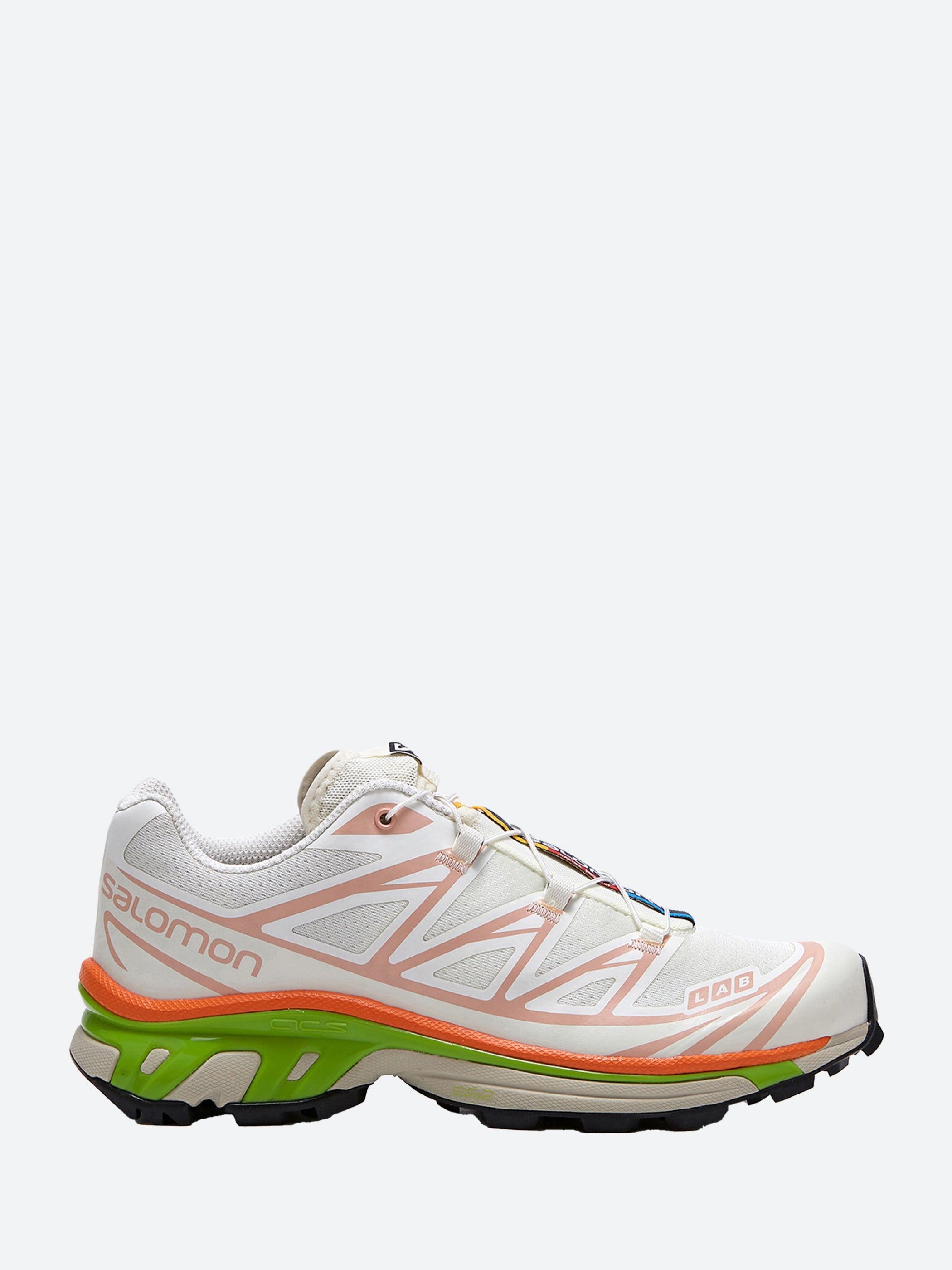 Salomon - XT-6 in White, White and Lunar Rock – gravitypope