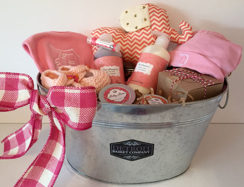 Detroit Baby Love Pink Basket