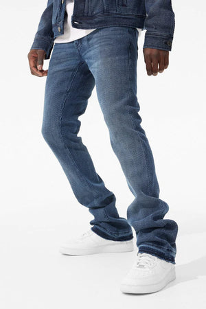 MARTIN STACKED - CAVALRY DENIM (IMPERIAL BLUE) JTF359 - Hi Level