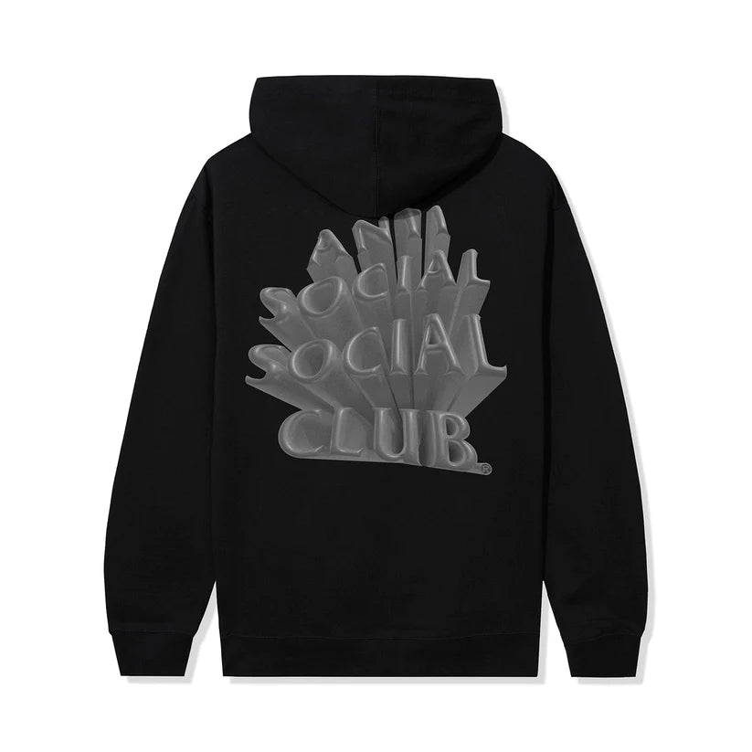 ANTI SOCIAL SOCIAL CLUB SPATIAL HOODIE 'BLACK/GREY'