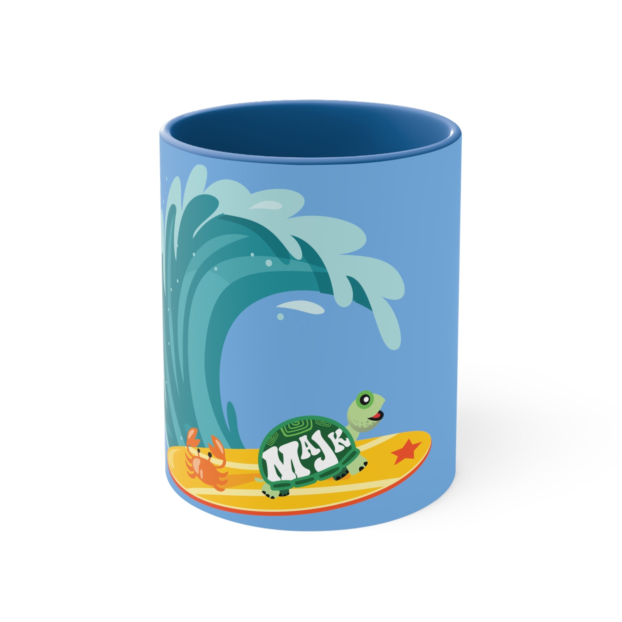 Accent Coffee Mug, 11oz, Turtally Tubed Collection