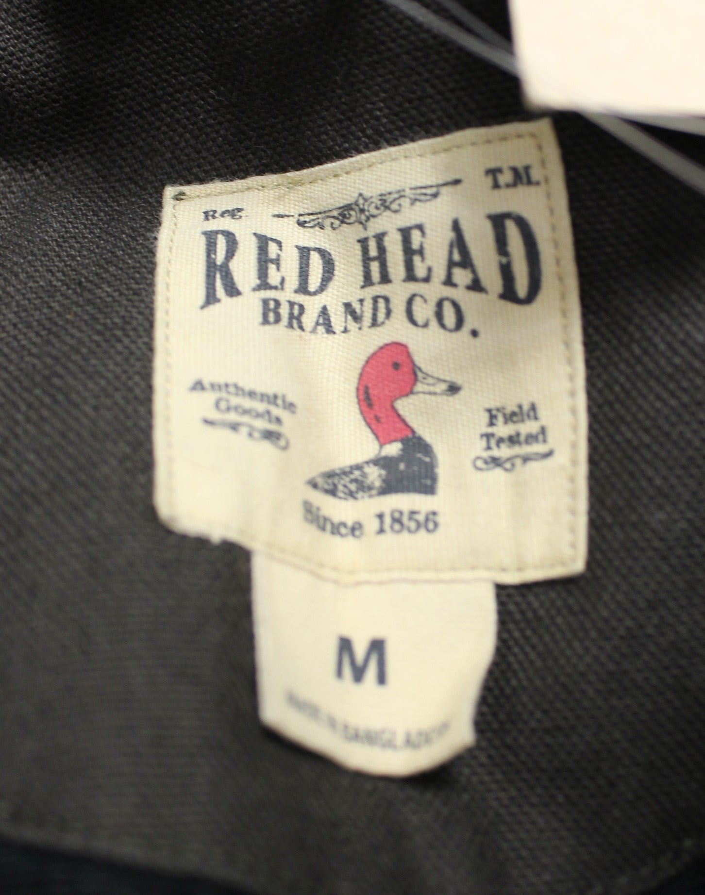 Redhead Men's Washed Canvas Hooded Jacket - Buffalo Size Medium