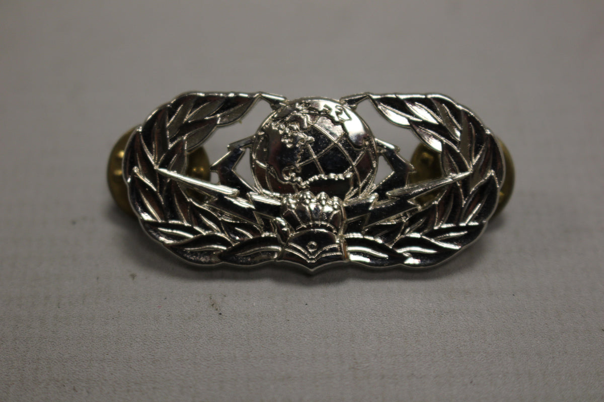 Usaf Air Force Cyberspace Support Basic Badge Mirror Finish Military