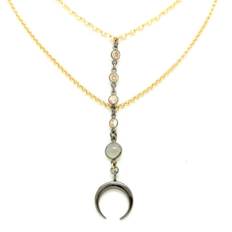 Over the Moon Necklace – E. Shaw Jewels