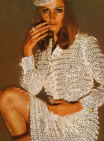 Sue Murray modeling 1966