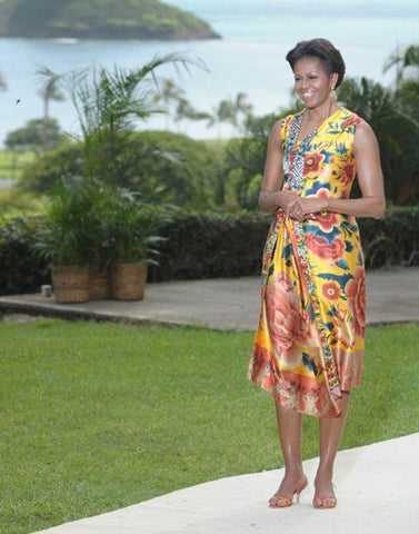 Michelle Obama in Oahu