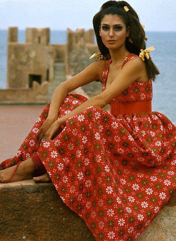 Clarke, Henry. Bendetta Barzini for Vogue. Palermo, Sicily. 1967.