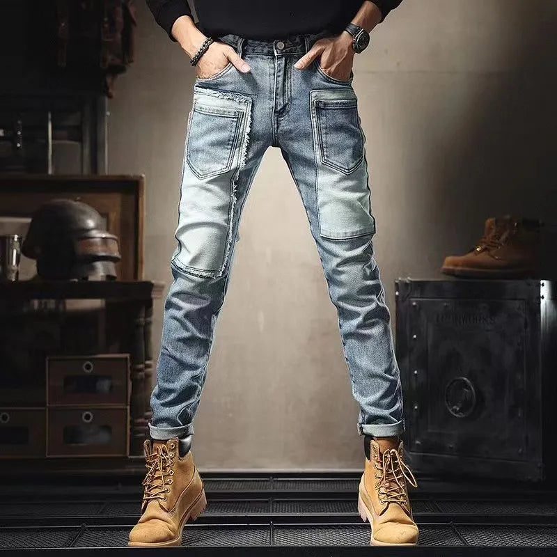 Men's Casual Elastic Comfortable High-Quality Jeans
