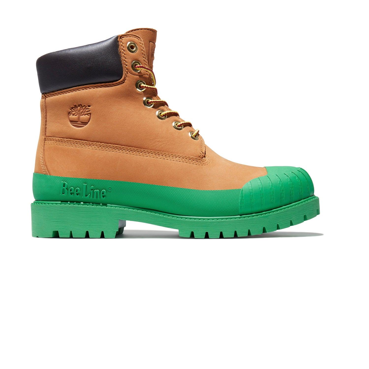 timberland rubber toe boots