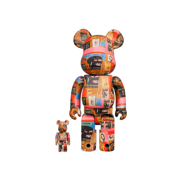 BE@RBRICK ANDY WARHOL JEAN-MICHEL BASQUIAT #1 100% & 400% SET