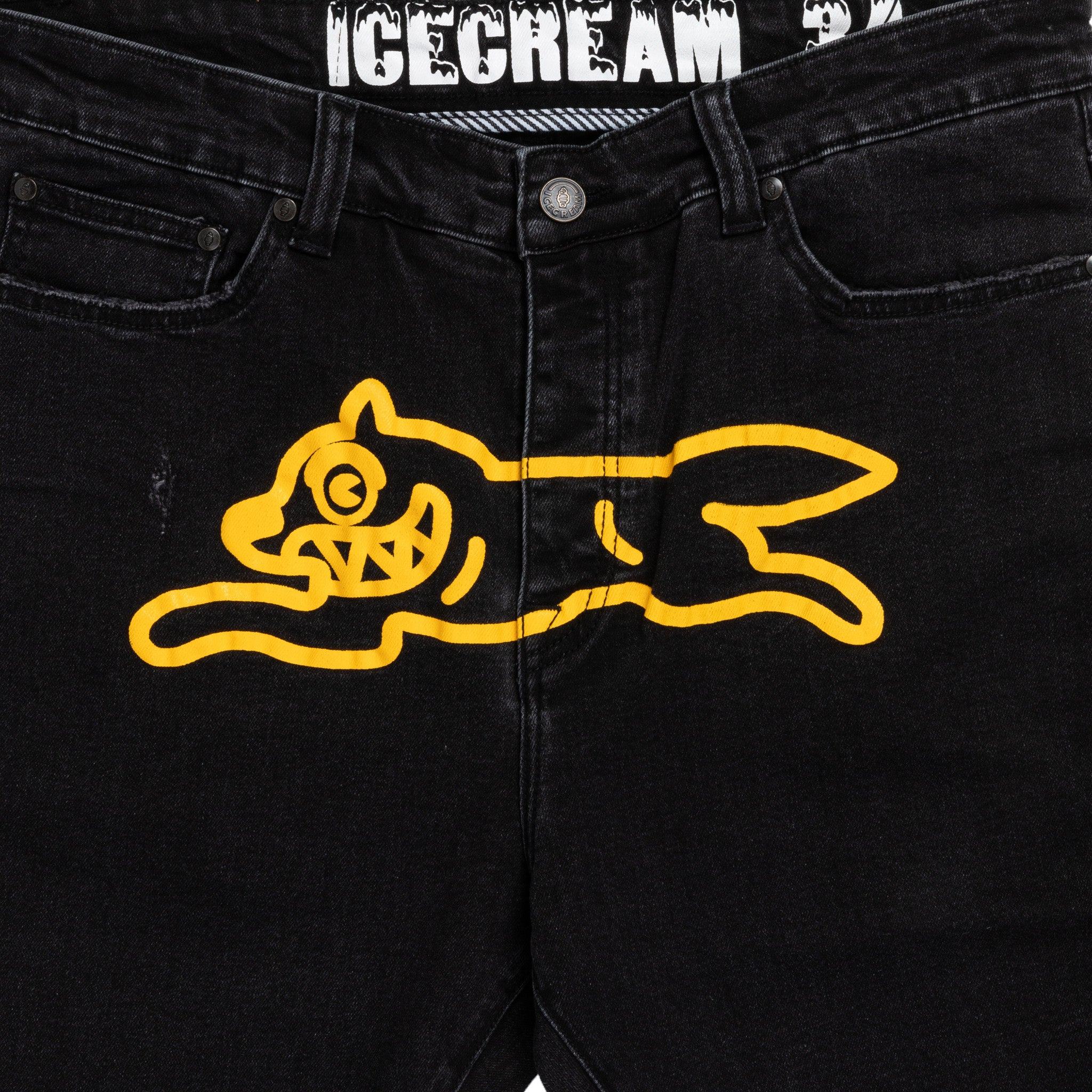 殿堂 新品 running dog デニム cream Ice ジーンズ デニムジーンズ bbc